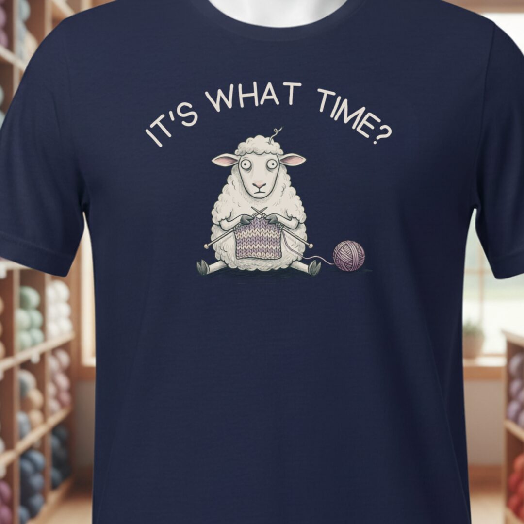 What Time T-Shirt Navy t-shirt
