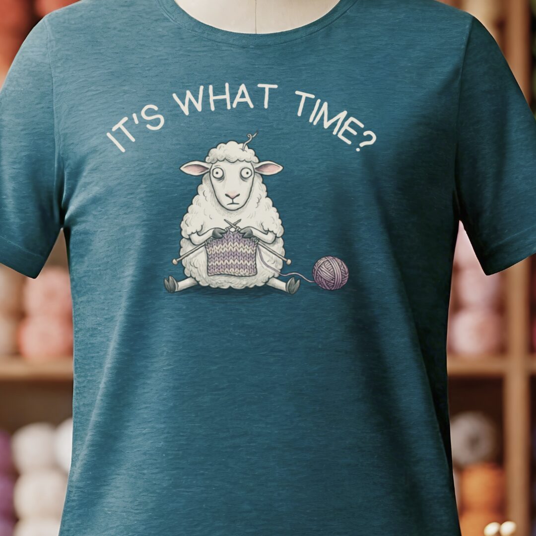 What Time T-Shirt Teal Blue t-shirt