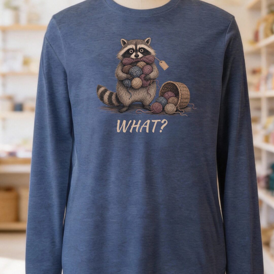 What_ Heather Navy Long Sleeve Tee.jpg