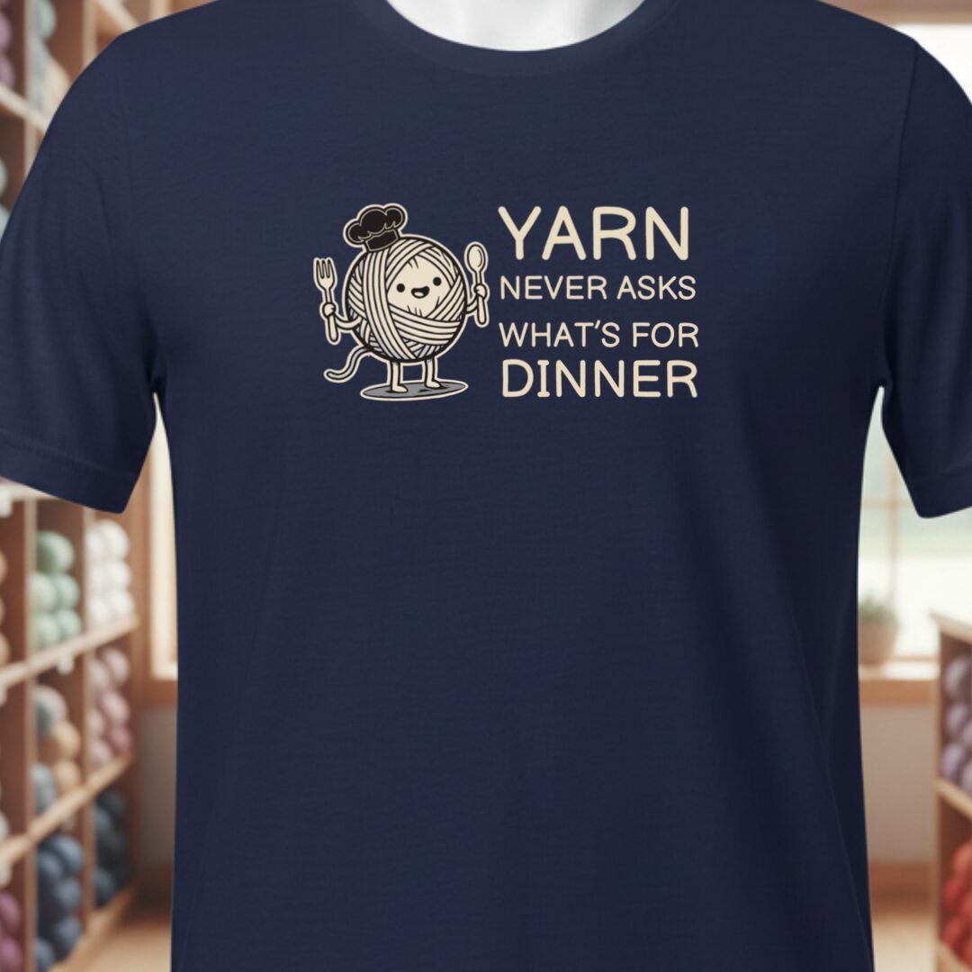 What's For Dinner T-Shirt Navy t-shirt