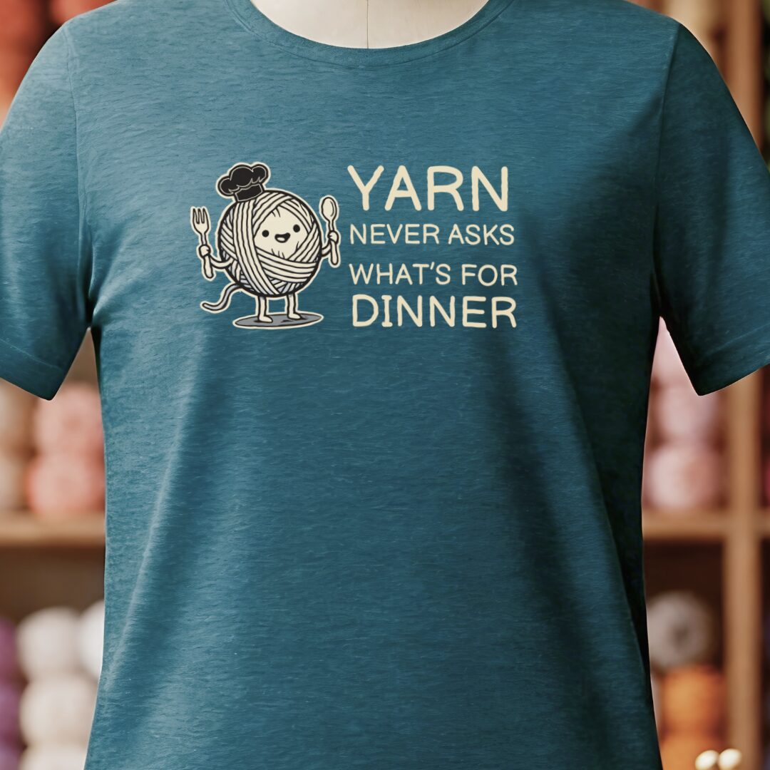 What's For Dinner T-Shirt Teal Blue t-shirt