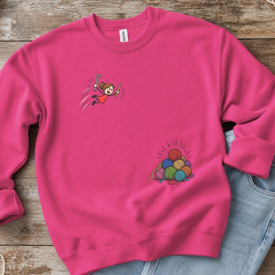 Wheee Sweatshirt Bright Pink t-shirt