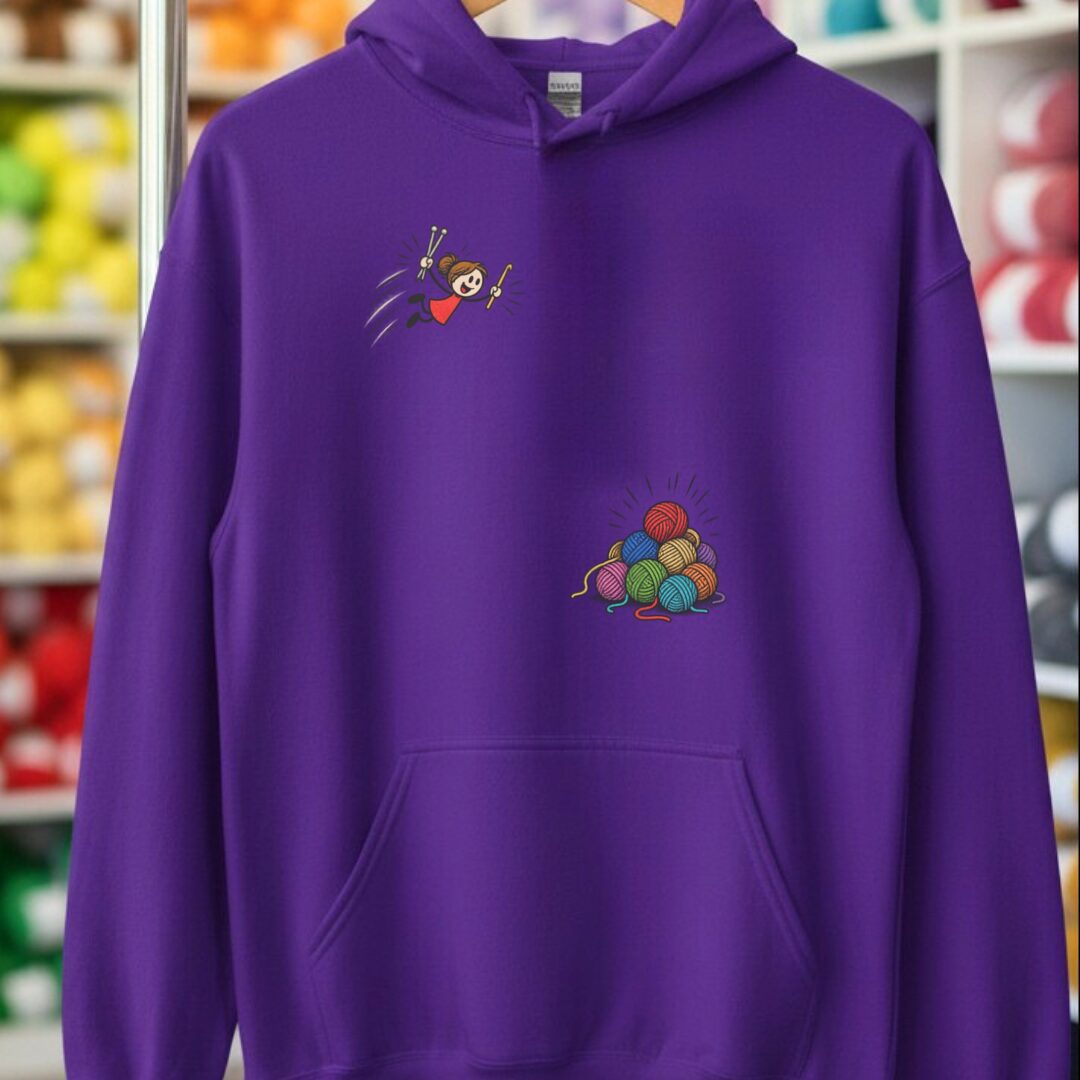 Wheee Hoodie Purple t-shirt