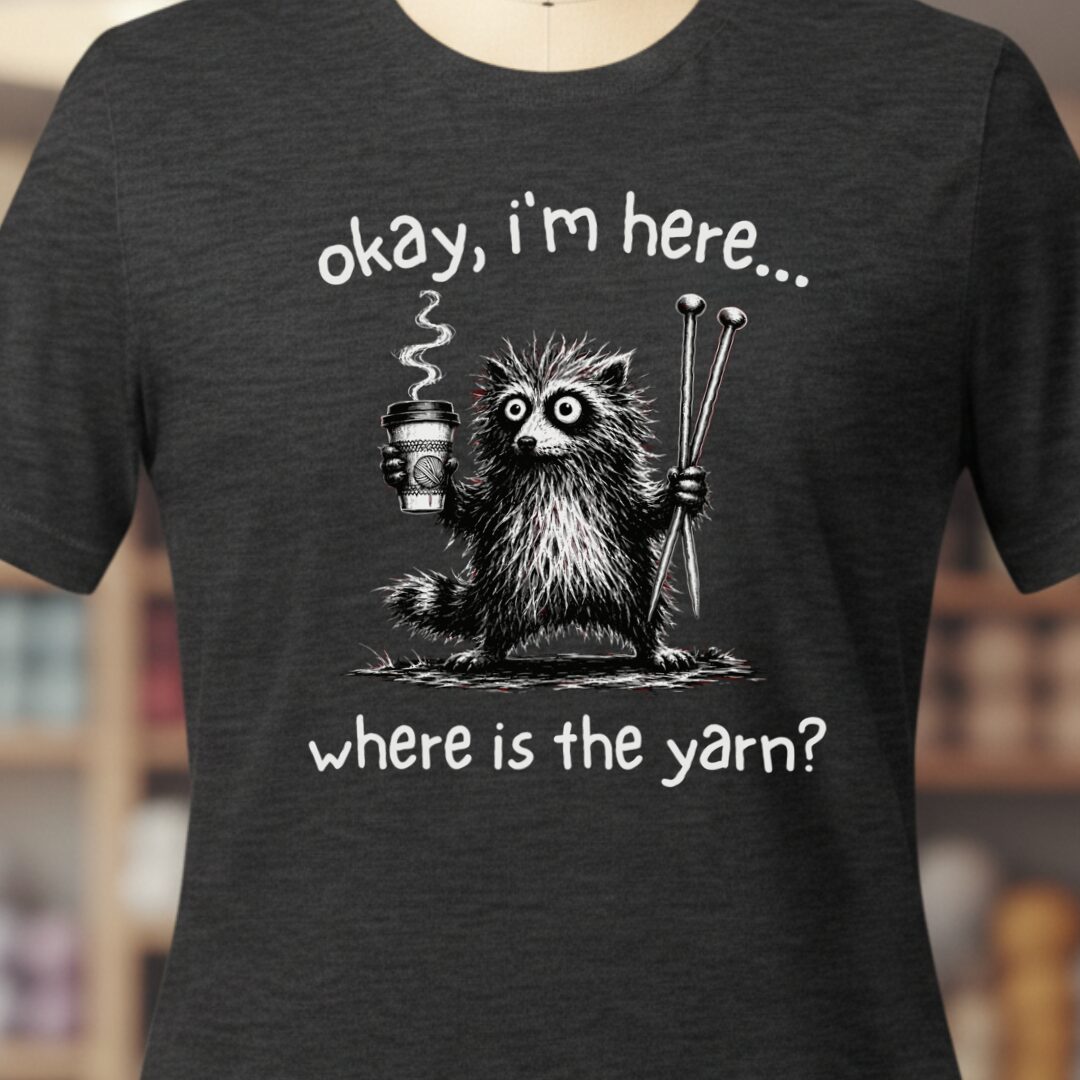Where Is The Yarn T-Shirt Dark Grey t-shirt