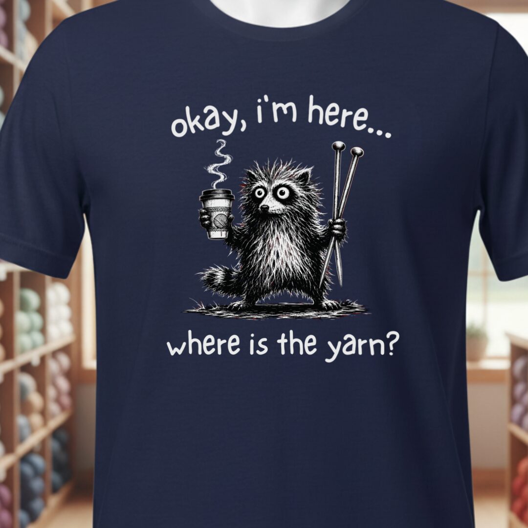 Where Is The Yarn Navy T-Shirt.jpg