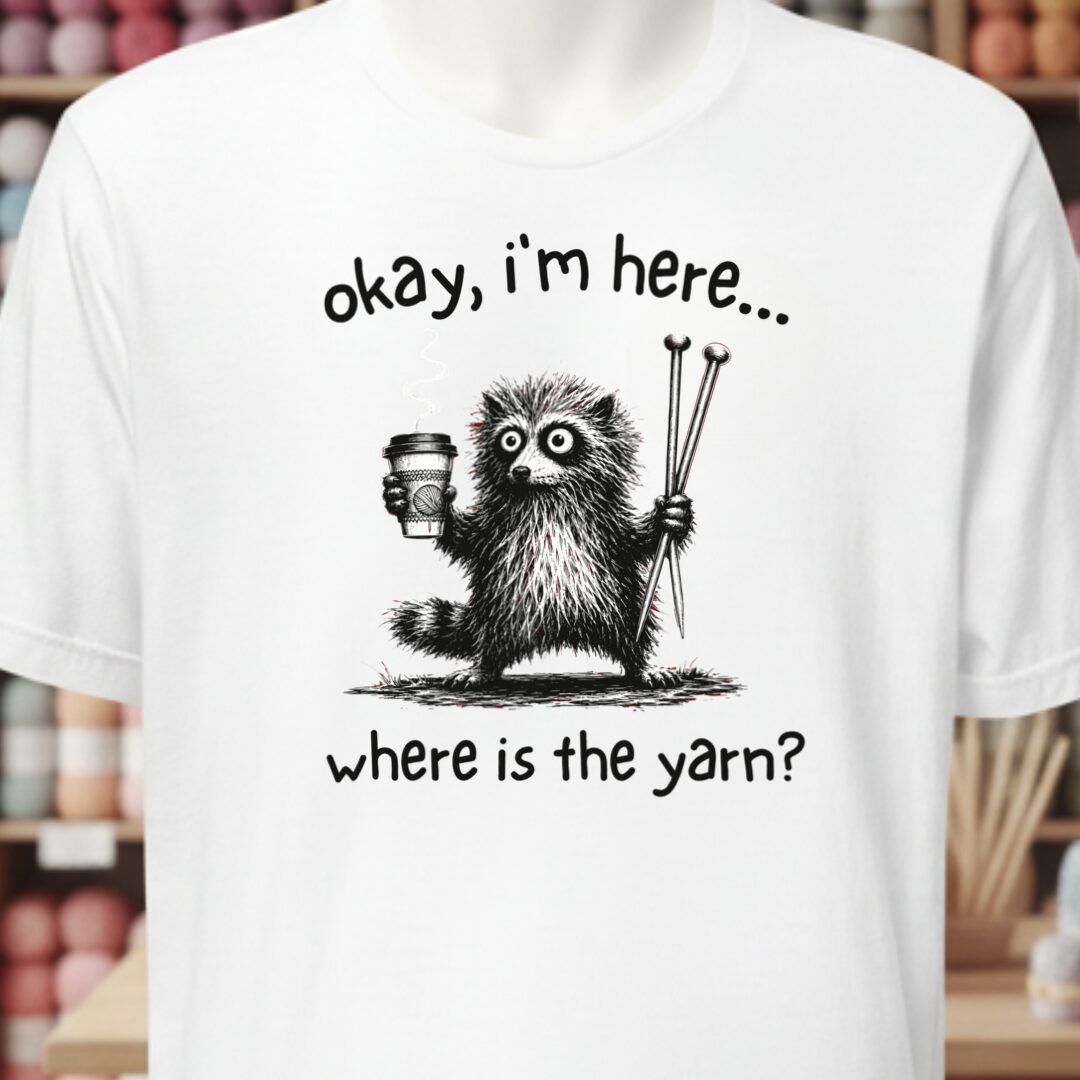 Where Is The Yarn T-Shirt White t-shirt