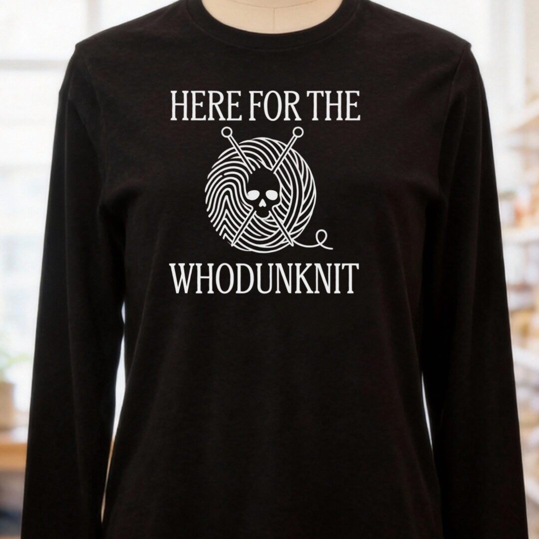 Who Done It Long Sleeve Tee Black t-shirt