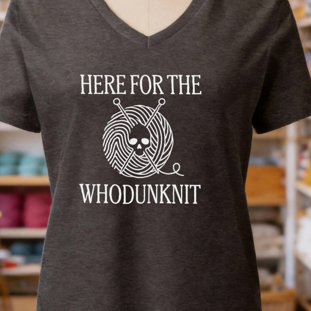 Who Done It V-Neck T-Shirt Dark Grey t-shirt