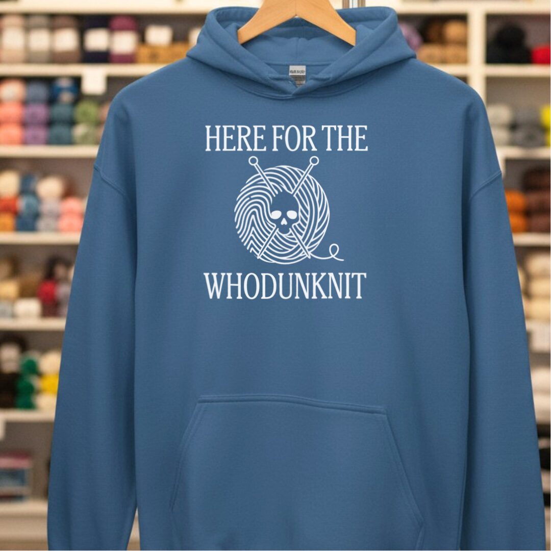 Who Done It Hoodie Indigo Blue t-shirt