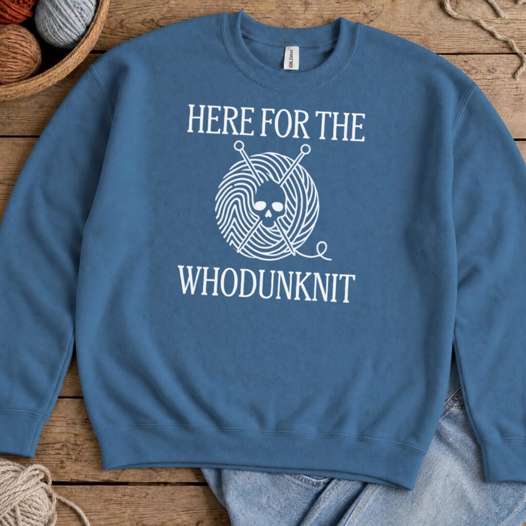Who Done It Sweatshirt Indigo Blue t-shirt