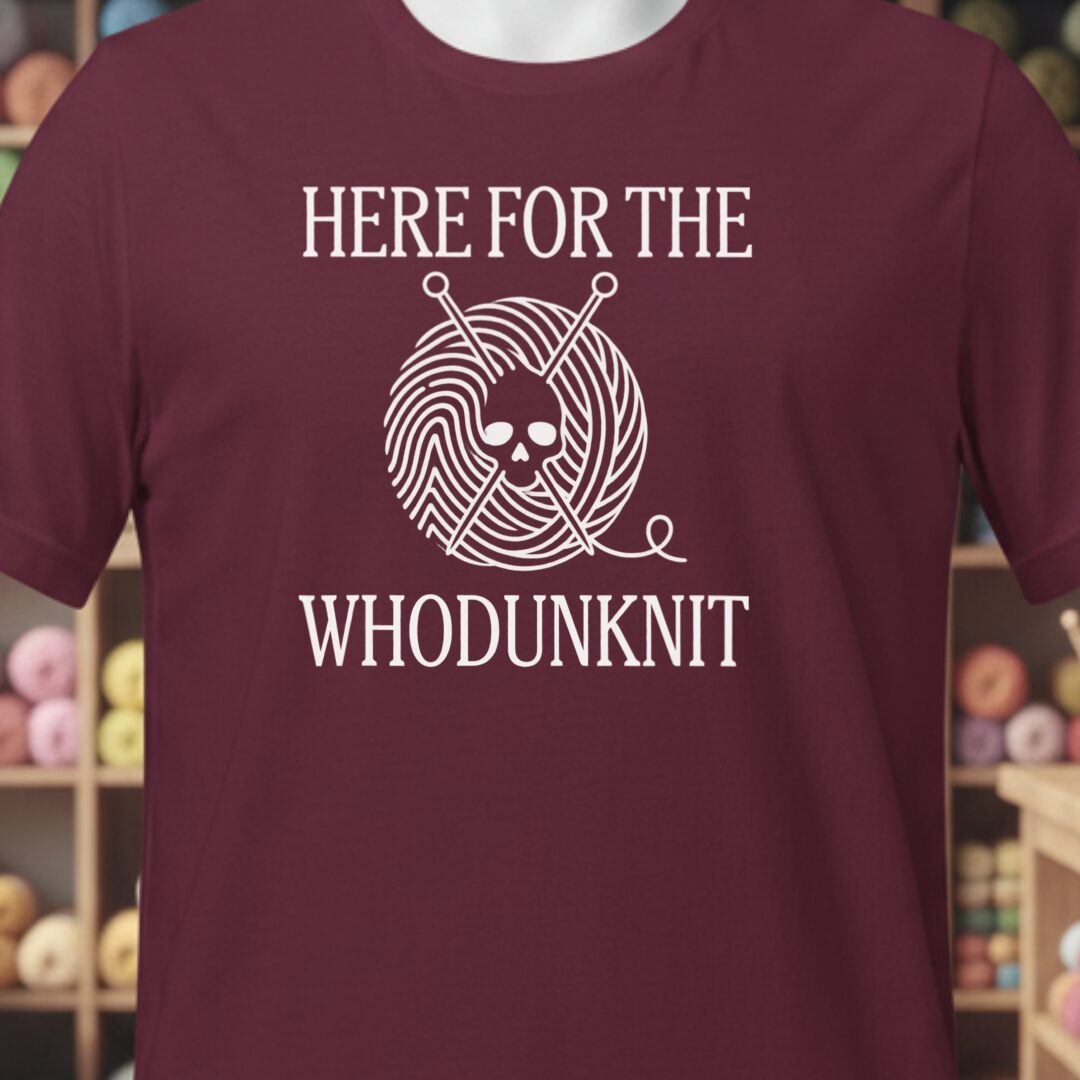 Who Done It T-Shirt Maroon t-shirt