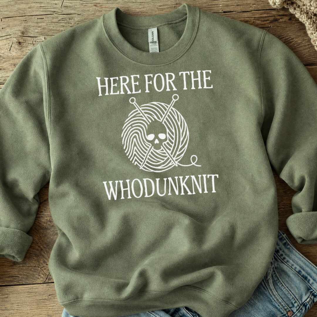 Who Done It Sweatshirt Military Green t-shirt