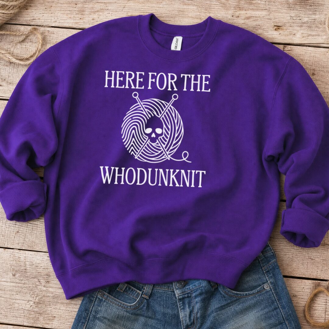Who Done It Sweatshirt Purple t-shirt