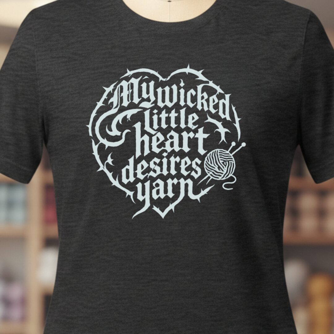 Wicked Little Heart T-Shirt Dark Grey t-shirt