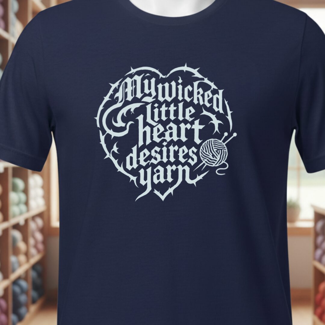 Wicked Little Heart T-Shirt Navy t-shirt