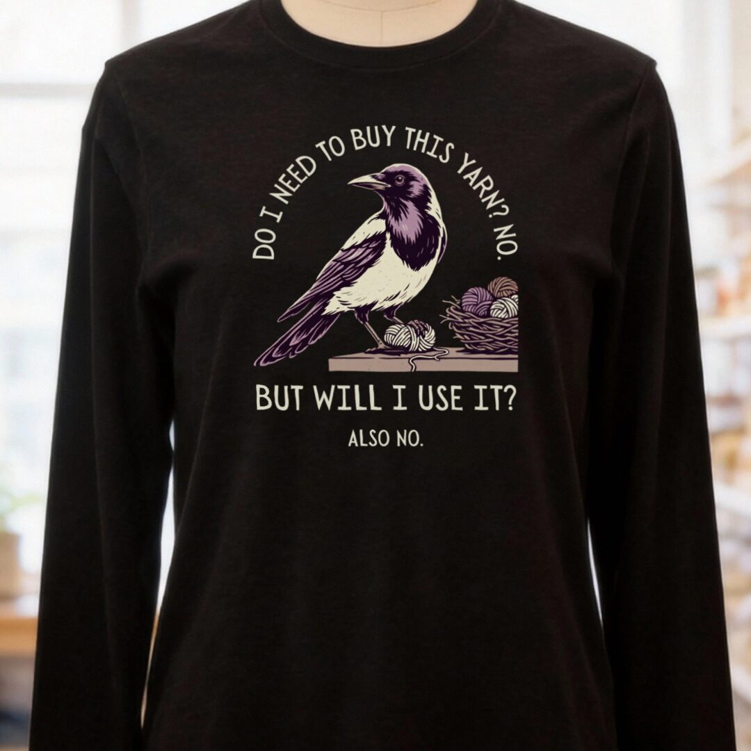Will I Use It Black Long Sleeve Tee.jpg