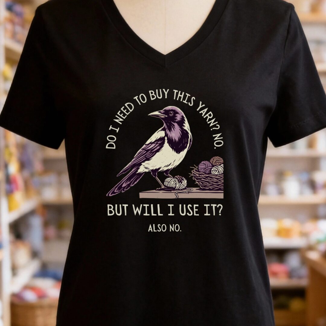 Will I Use It Black V Neck.jpg