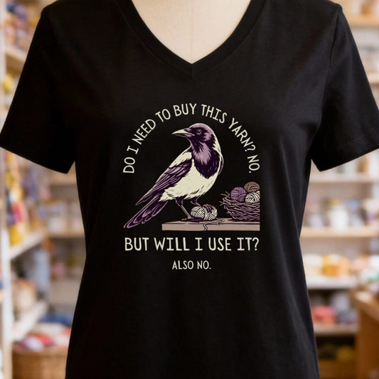 Will I Use It V-Neck T-Shirt Black t-shirt