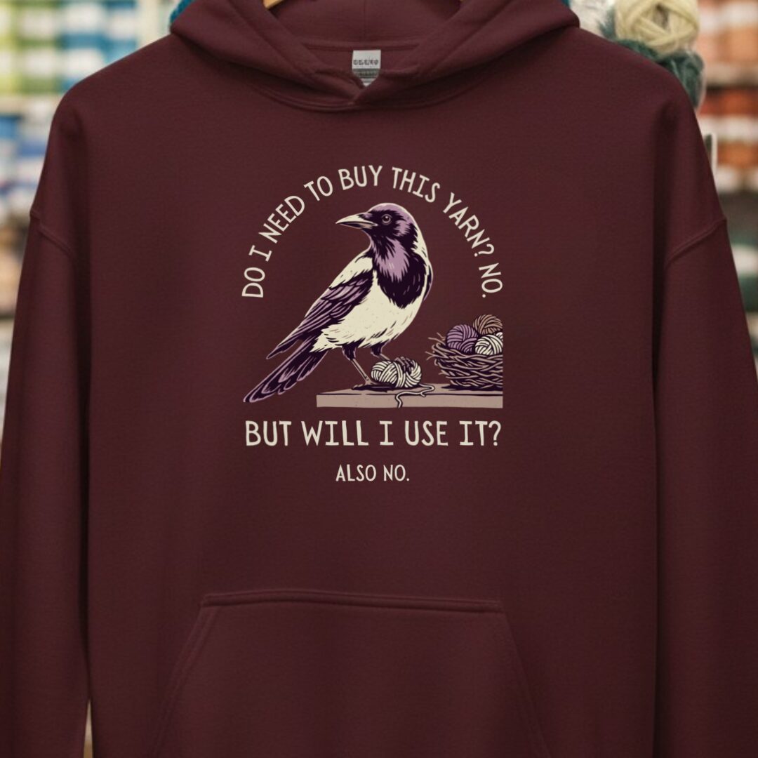 Will I Use It Maroon Hoodie.jpg