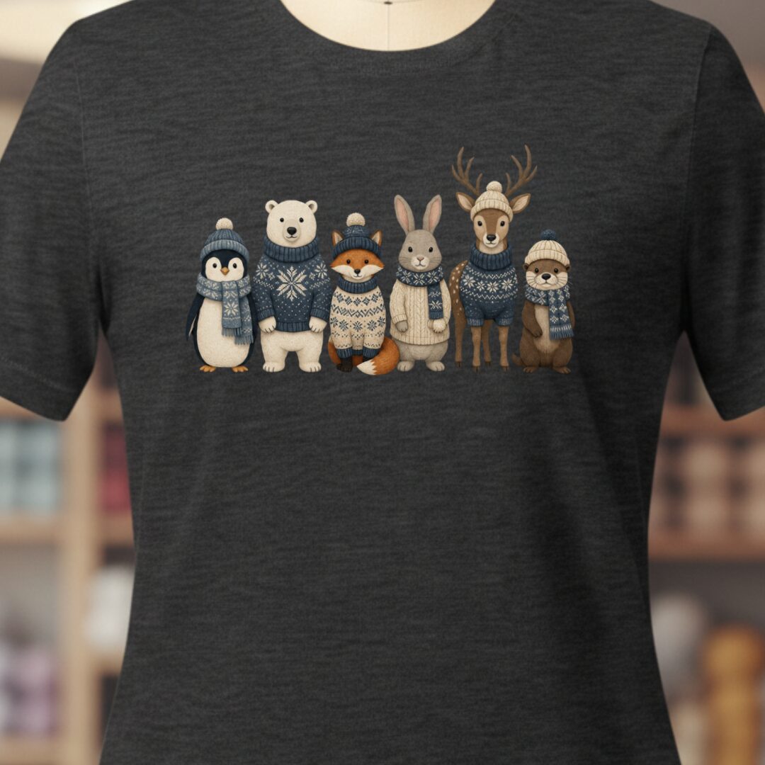 Winter Knitwear T-Shirt Dark Grey t-shirt