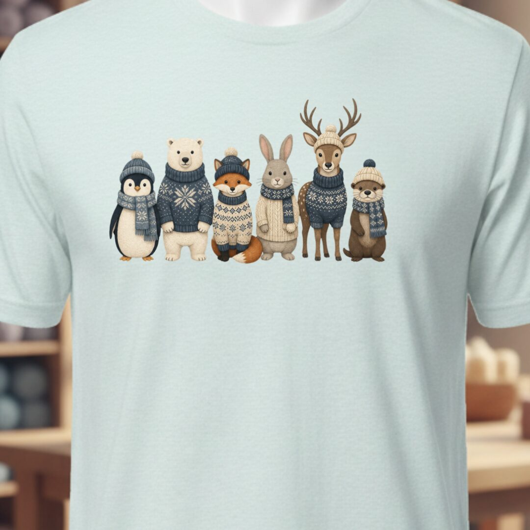 Winter Knitwear T-Shirt Ice Blue t-shirt