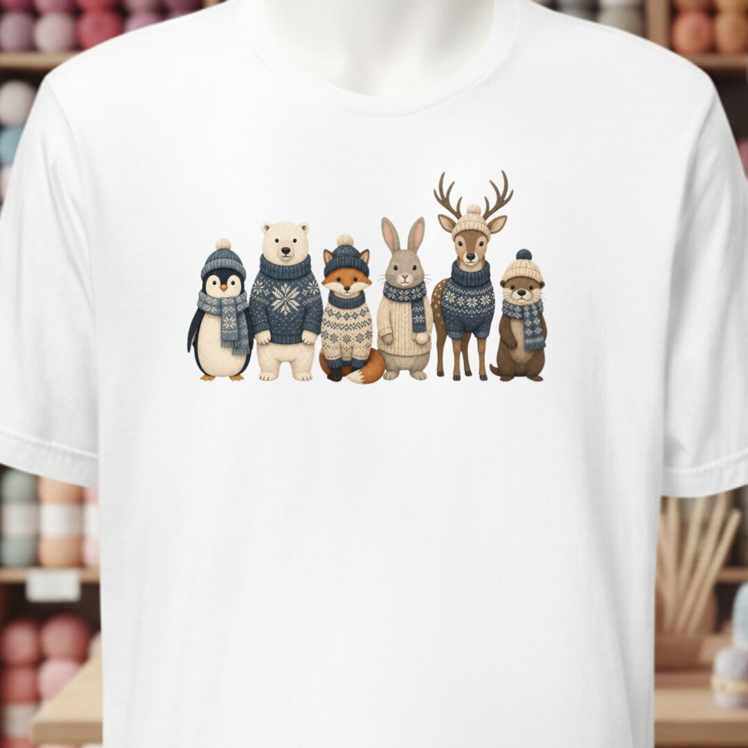 Winter Knitwear T-Shirt White t-shirt