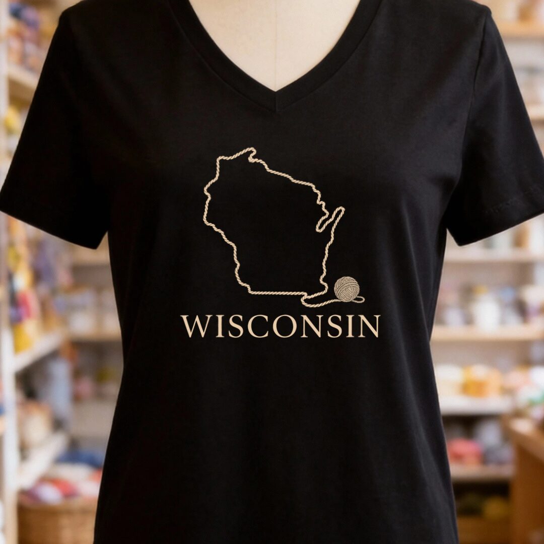 Wisconsin Black V Neck.jpg