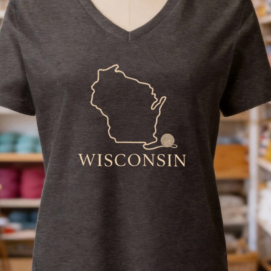 Wisconsin Dark Grey V Neck.jpg