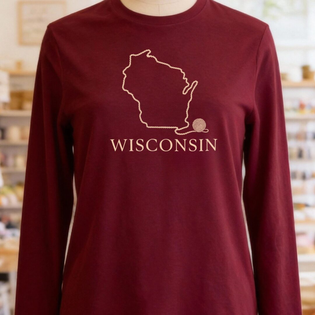 Wisconsin Maroon Long Sleeve Tee.jpg