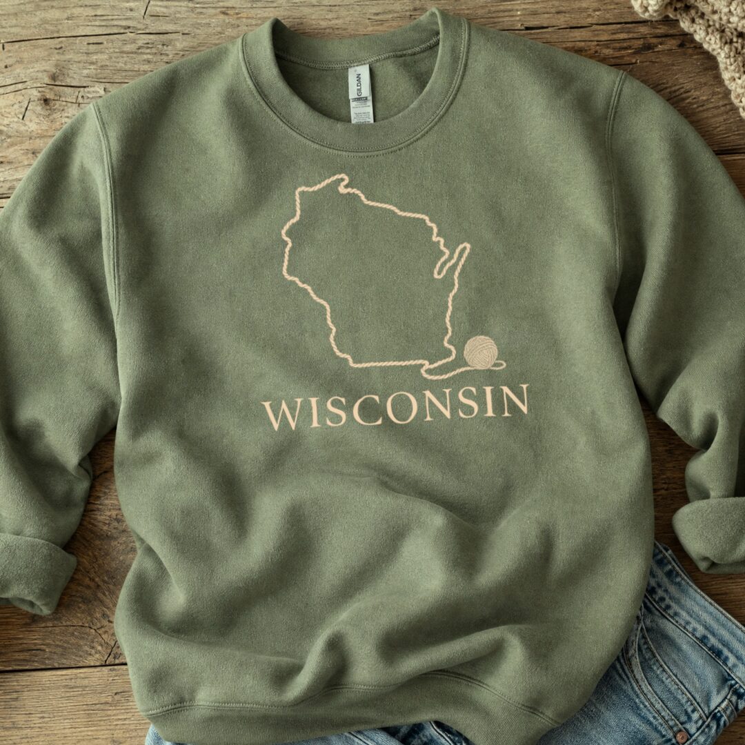 Wisconsin Military Green Sweatshirt.jpg