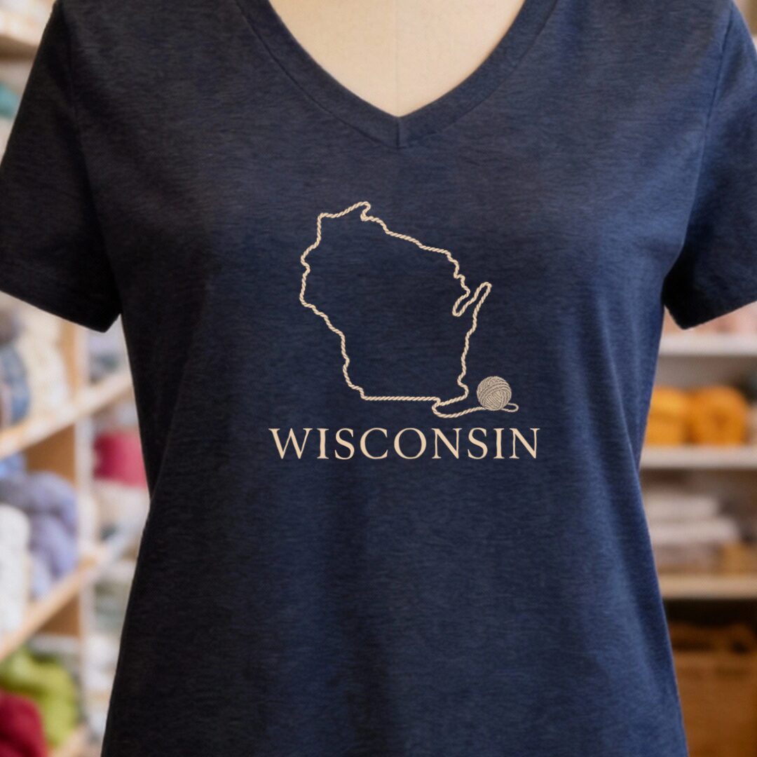 Wisconsin Navy V Neck.jpg