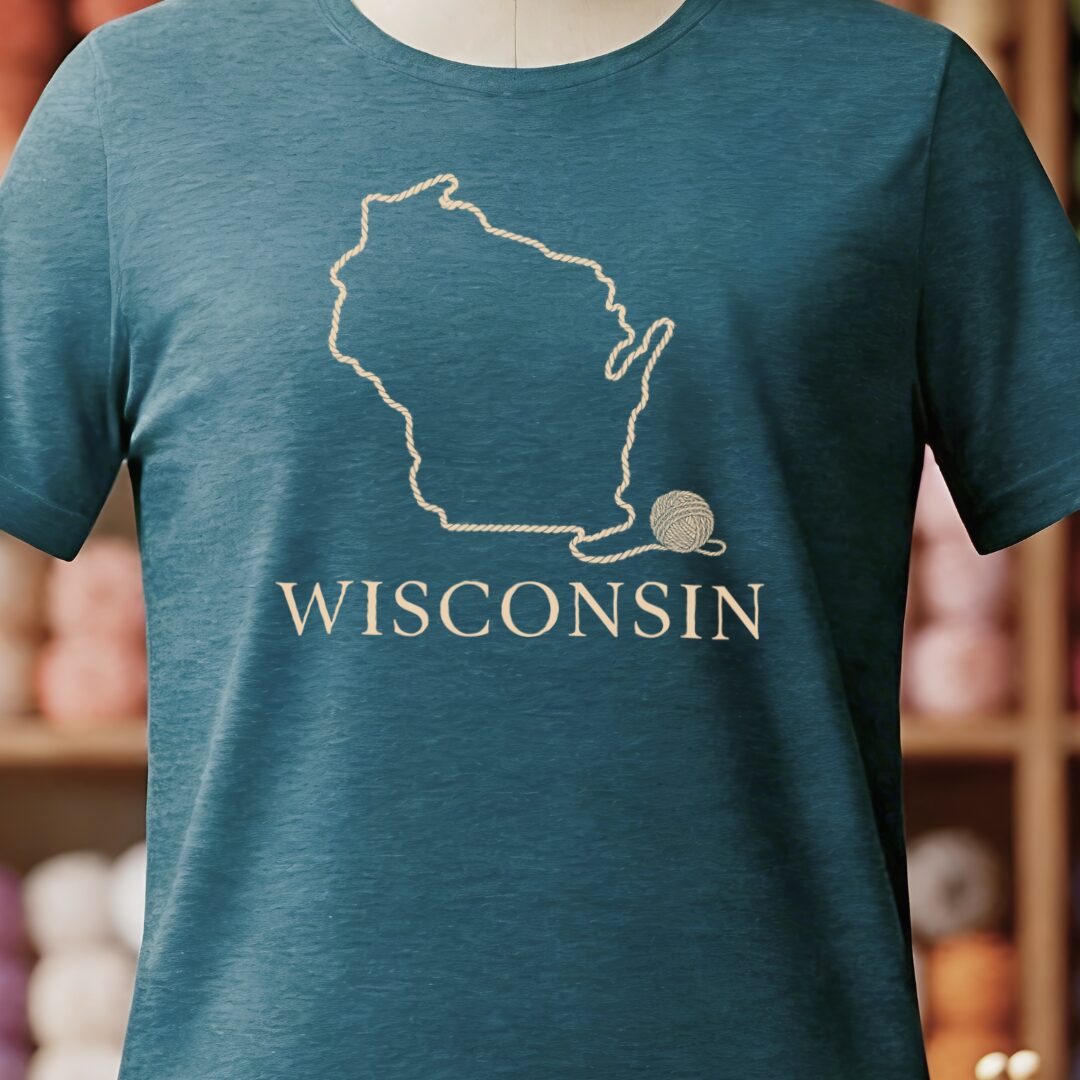Wisconsin Teal Blue T-Shirt.jpg