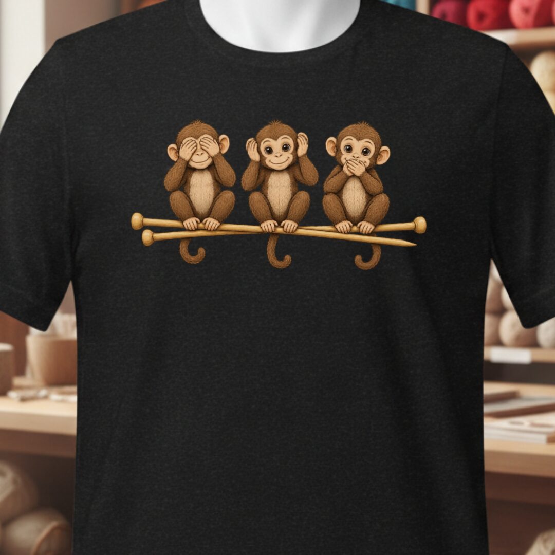 Wise Monkeys T-Shirt Black t-shirt