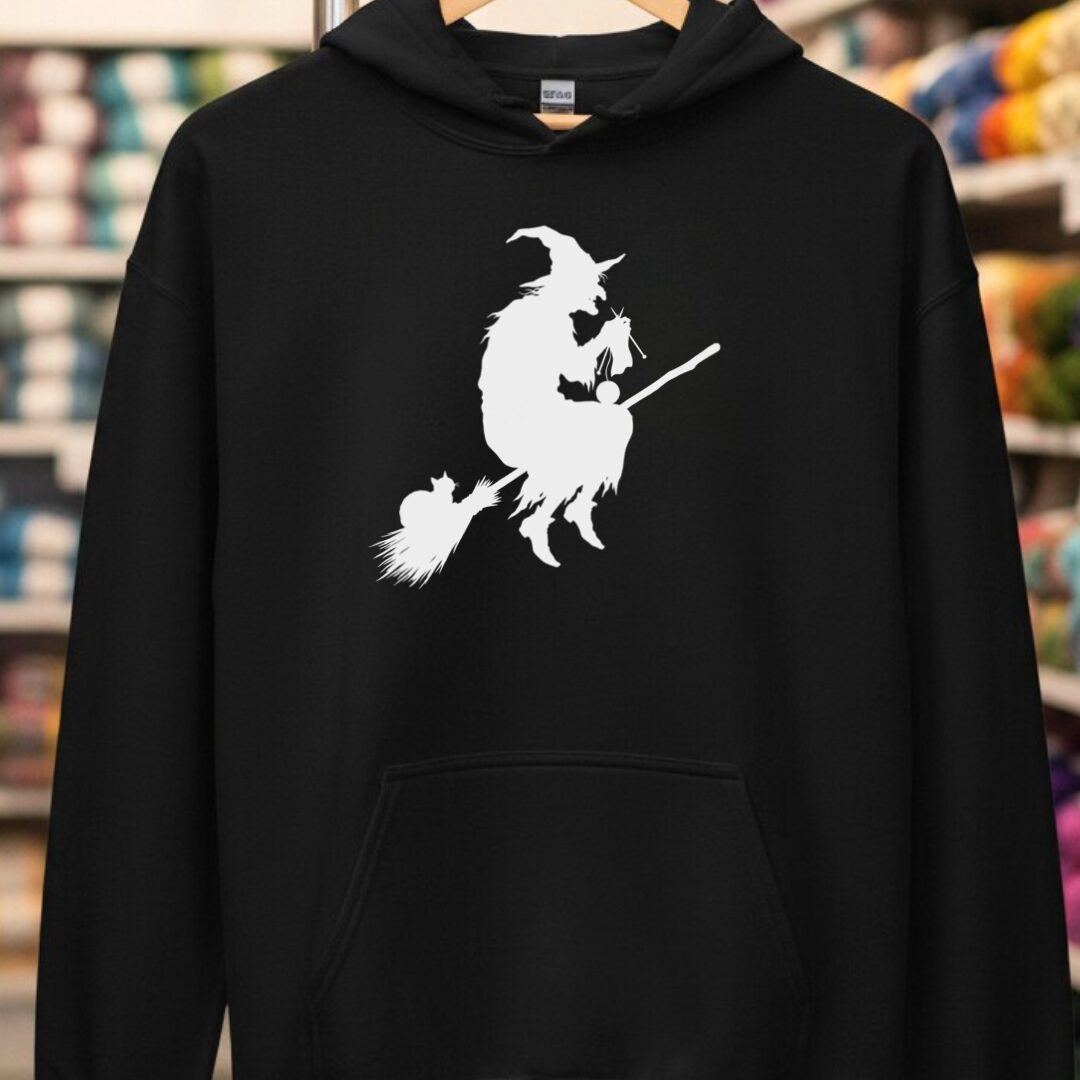 Witch Silhouette Black Hoodie.jpg