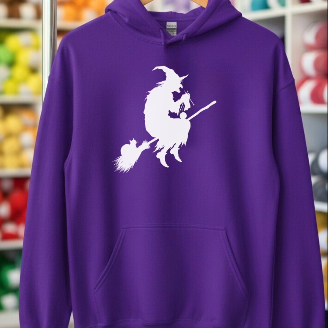 Witch Silhouette Purple Hoodie.jpg