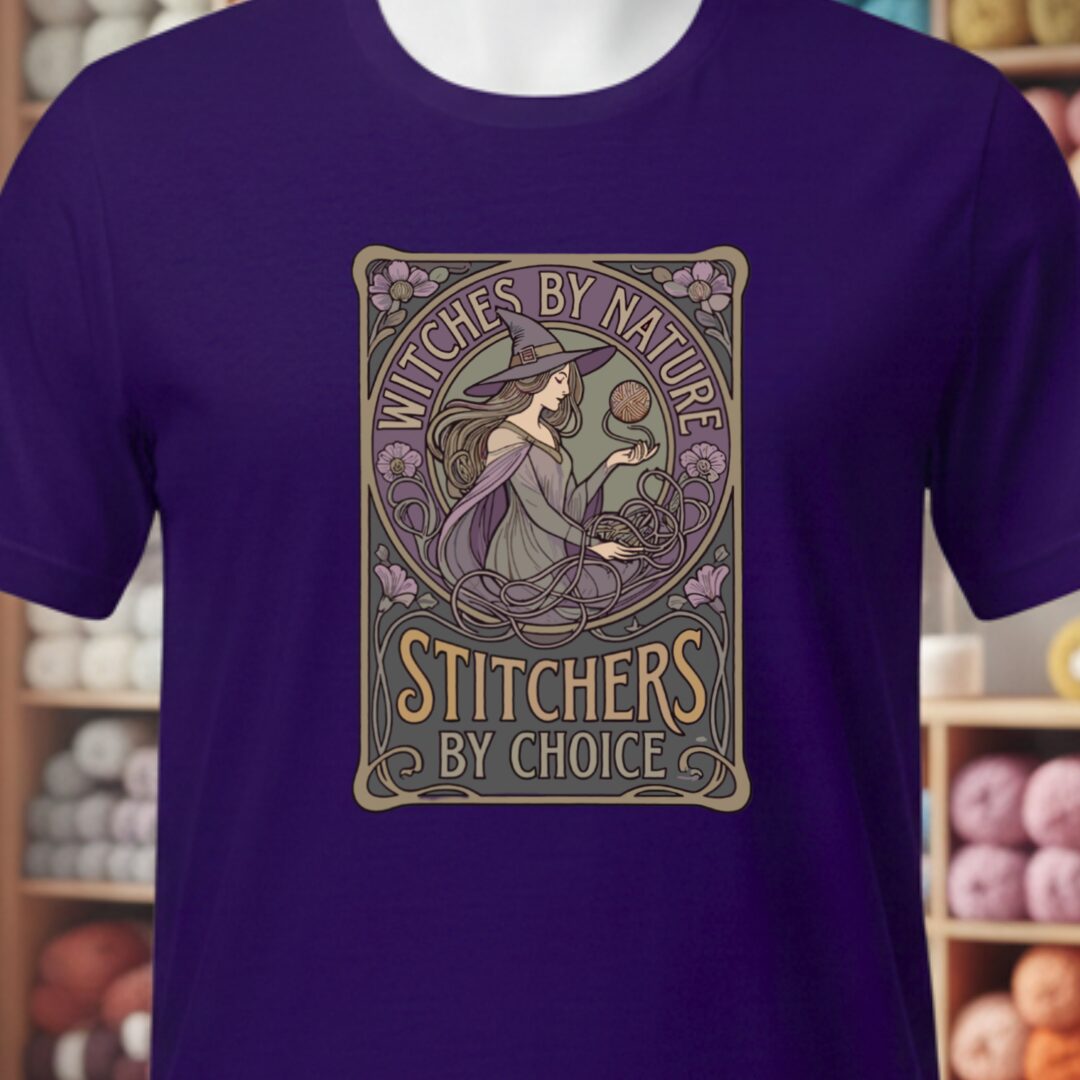 Witches By Nature T-Shirt Purple t-shirt