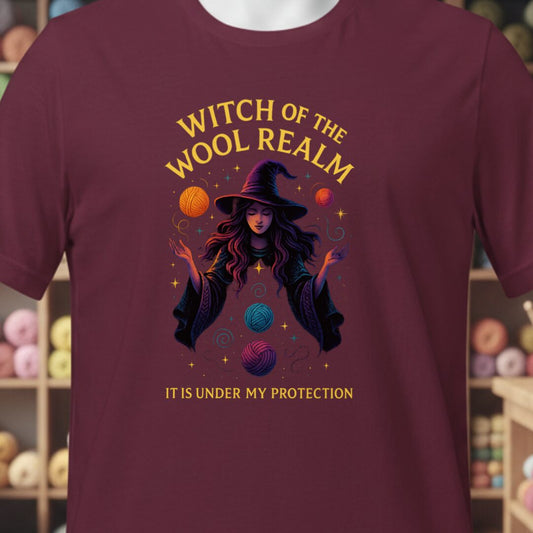 Witchy Protection T-Shirt Maroon t-shirt