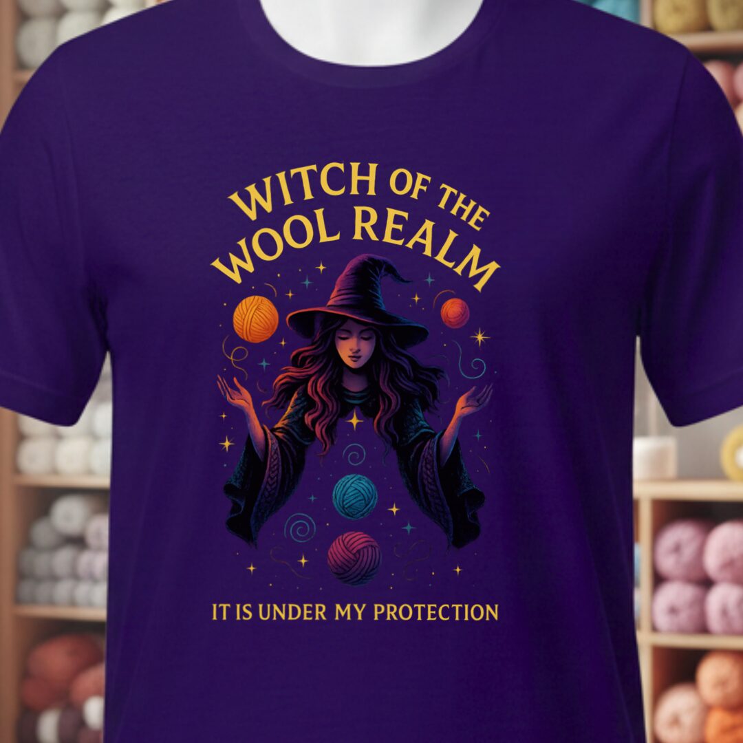 Witchy Protection T-Shirt Purple t-shirt