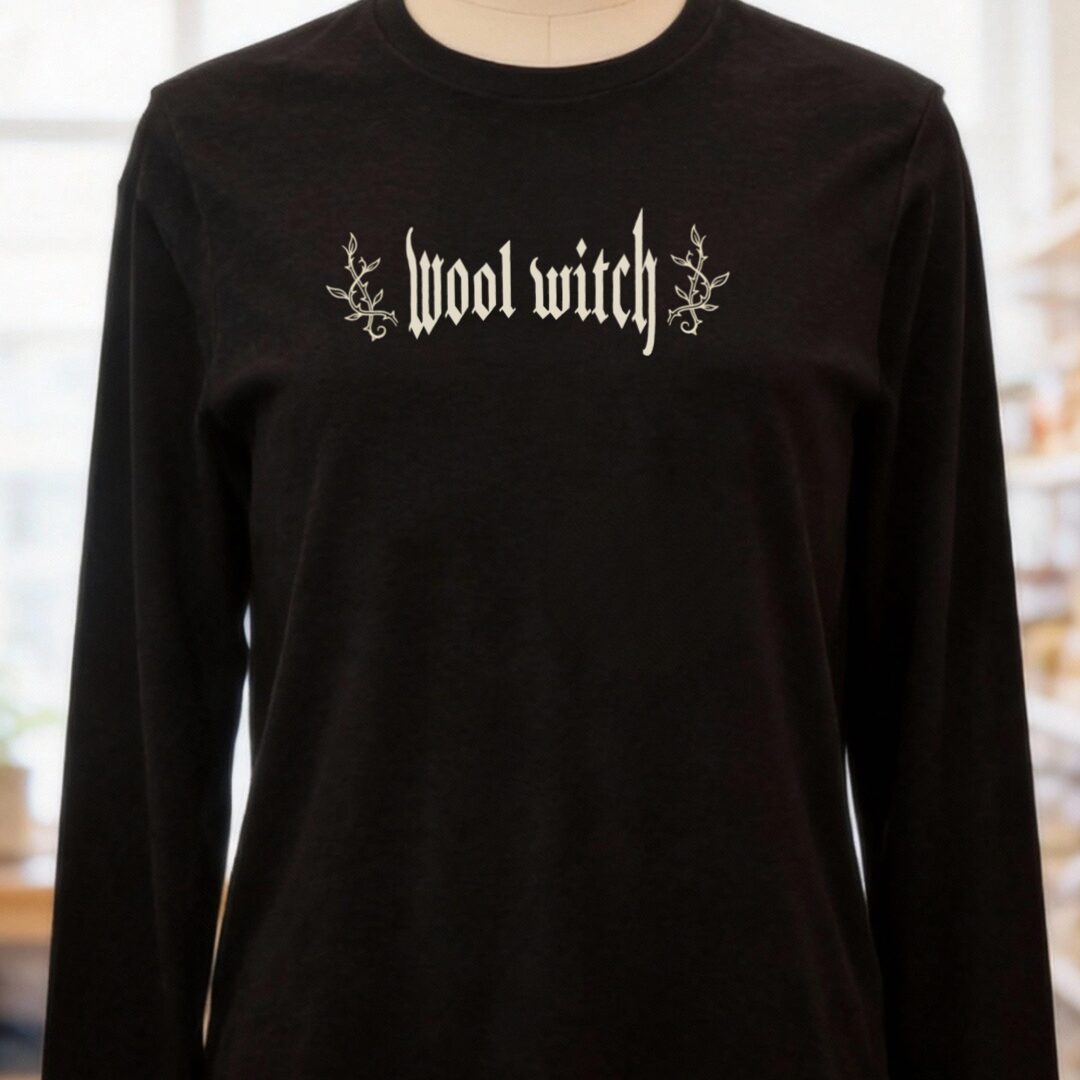 Wool Witch Long Sleeve Tee Black t-shirt