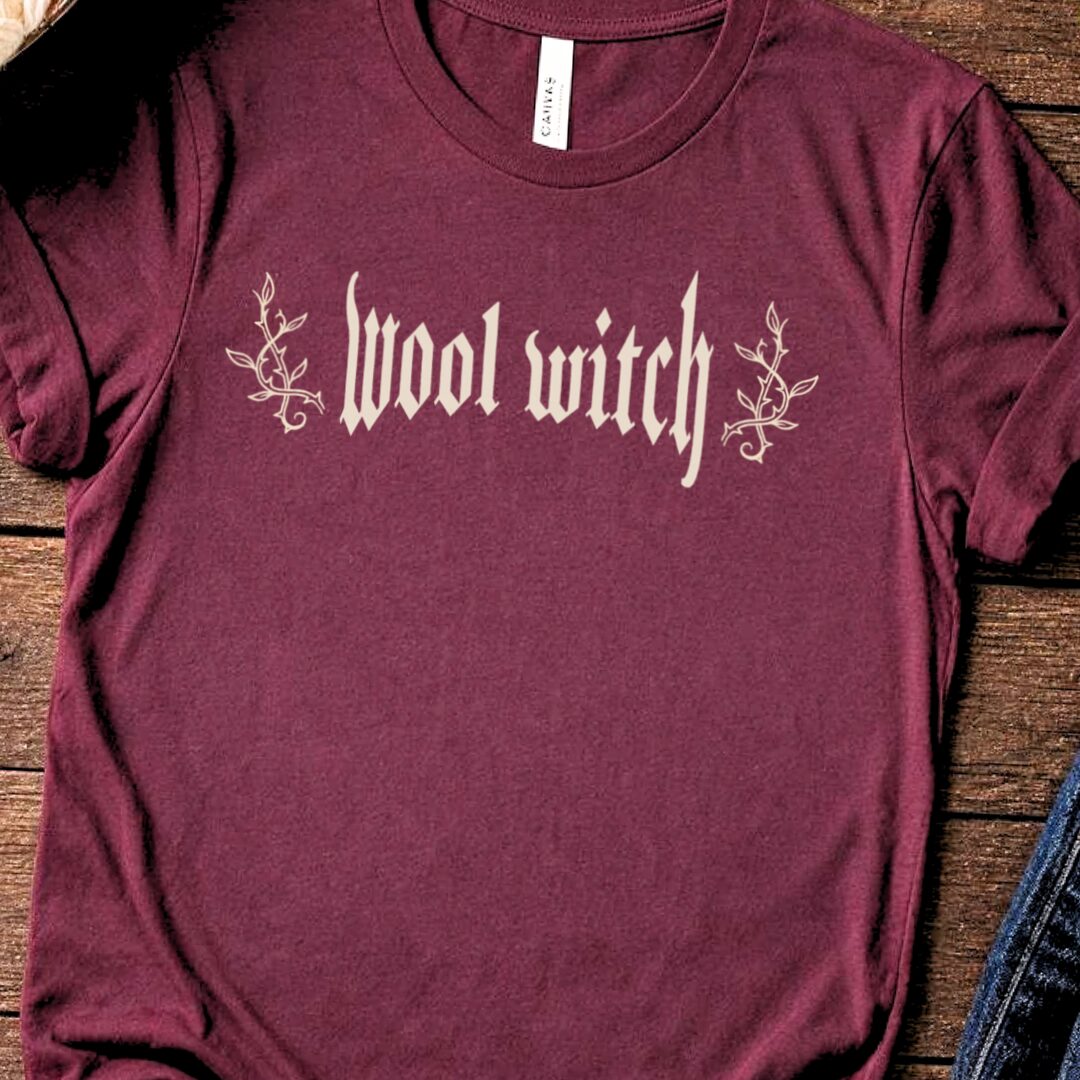 Wool Witch T-Shirt Maroon t-shirt