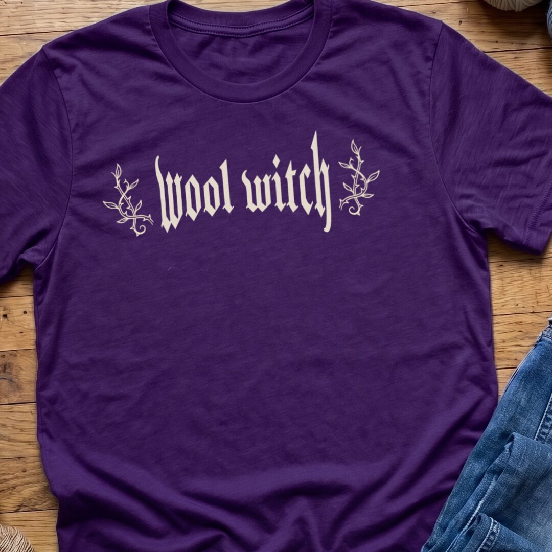 Wool Witch T-Shirt Purple t-shirt