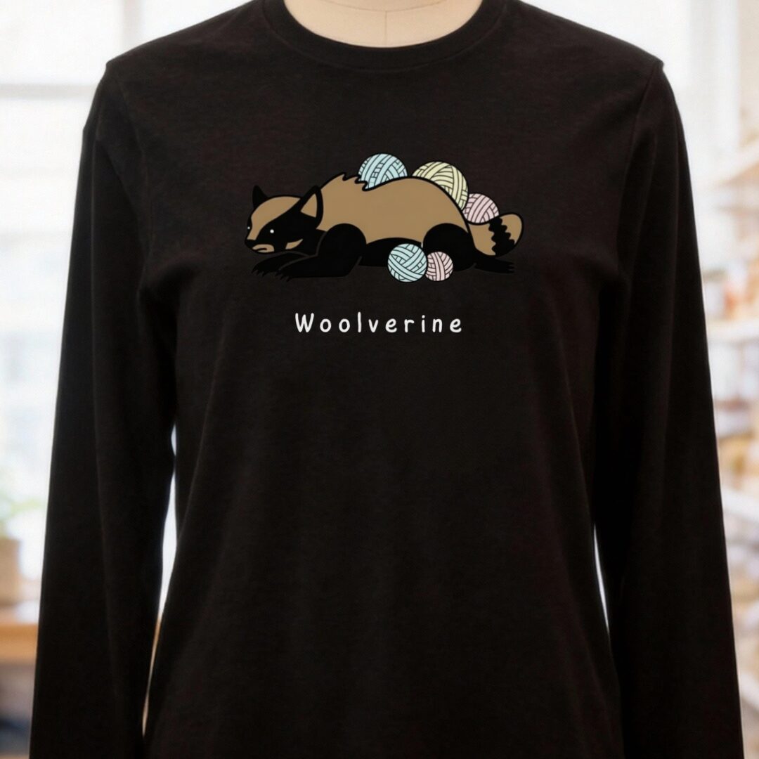 Woolverine Long Sleeve Tee Black t-shirt