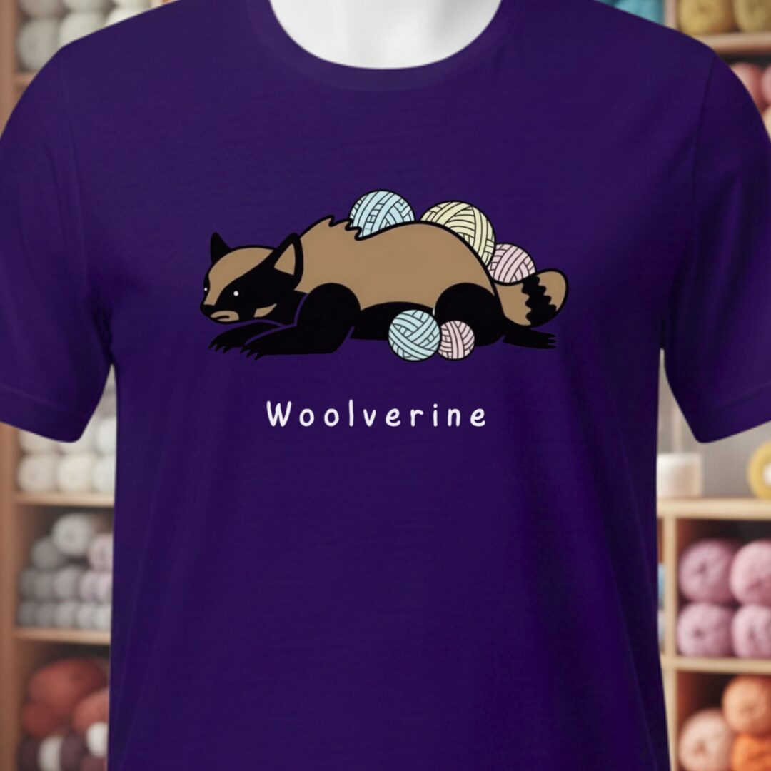Woolverine T-Shirt Purple t-shirt