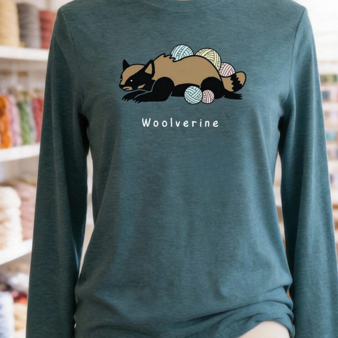 Woolverine Long Sleeve Tee Teal t-shirt