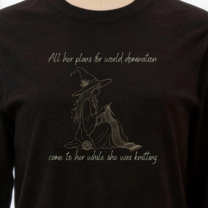 World Domination Black Long Sleeve Tee.jpg