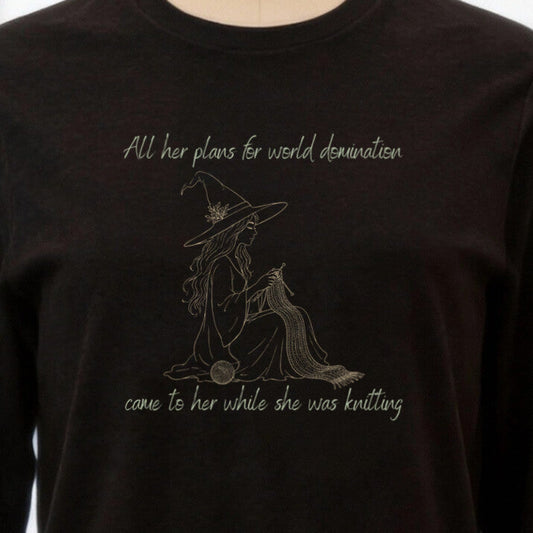 World Domination Black Long Sleeve Tee.jpg
