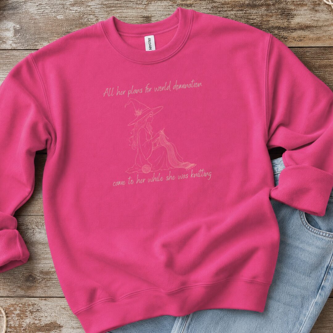 World Domination Sweatshirt Bright Pink t-shirt