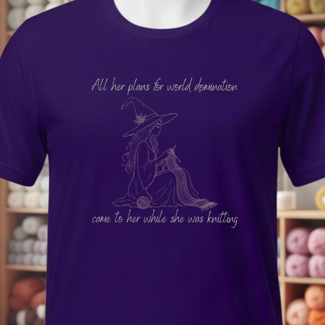 World Domination T-Shirt Purple t-shirt