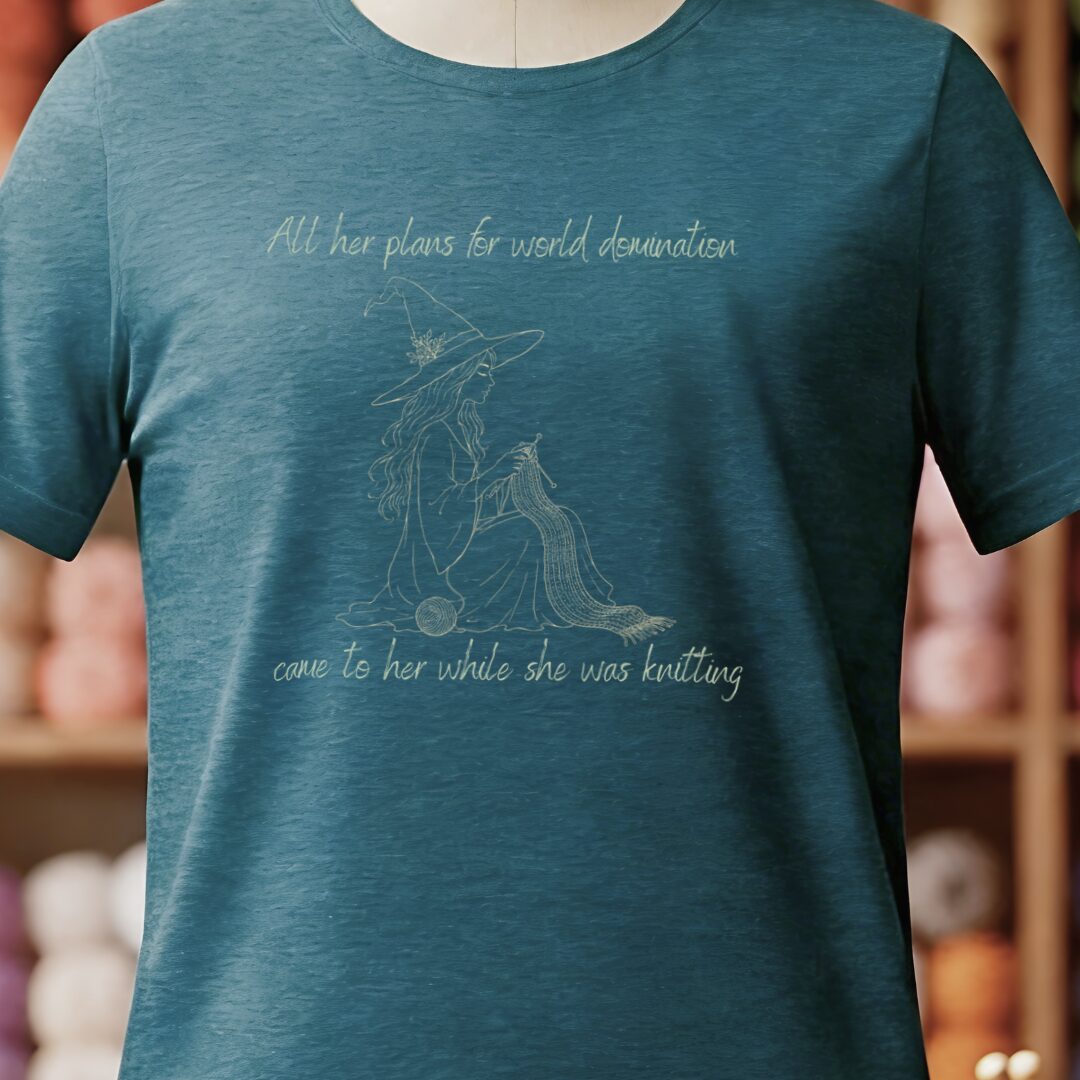 World Domination T-Shirt Teal Blue t-shirt