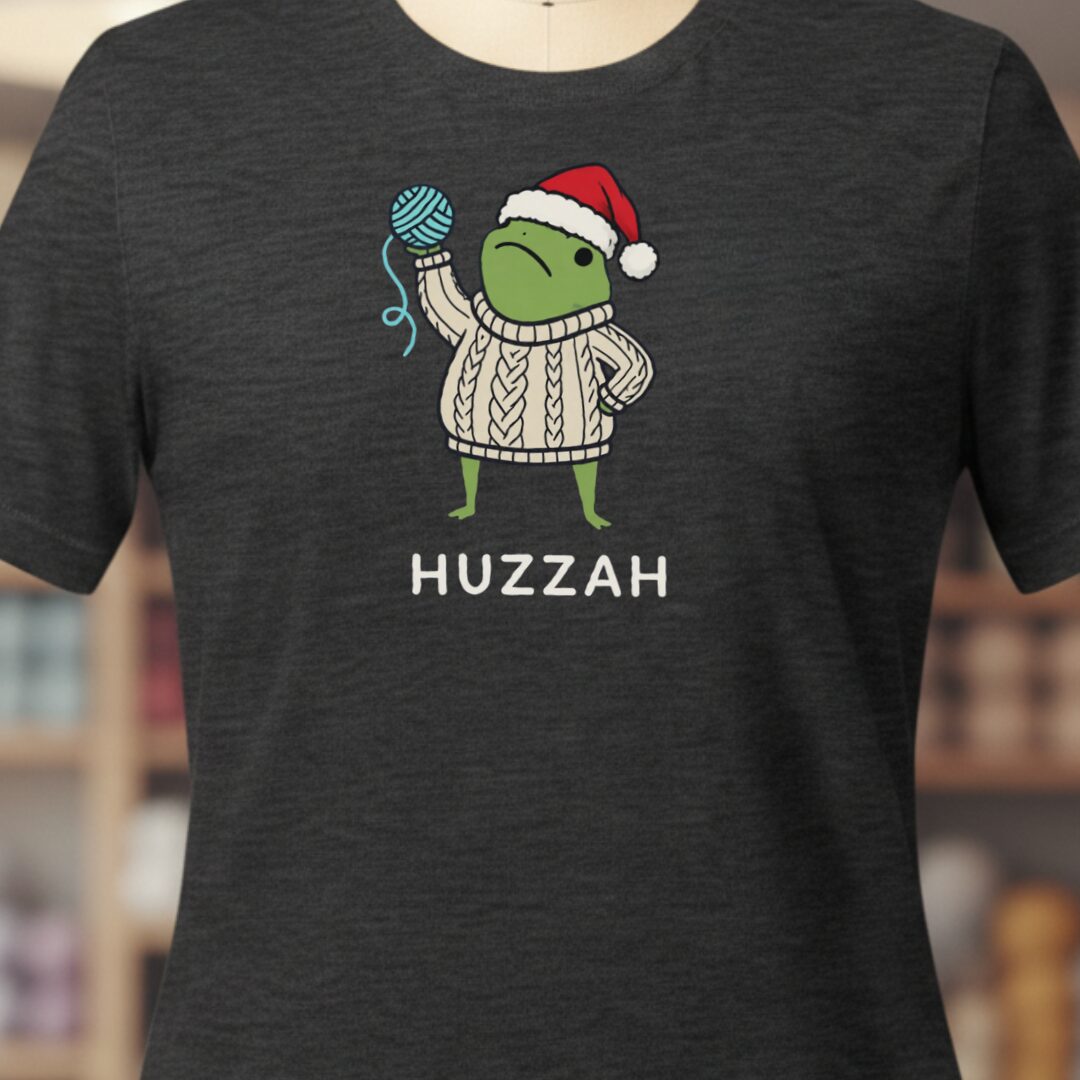 Xmas Huzzah T-Shirt Dark Grey t-shirt